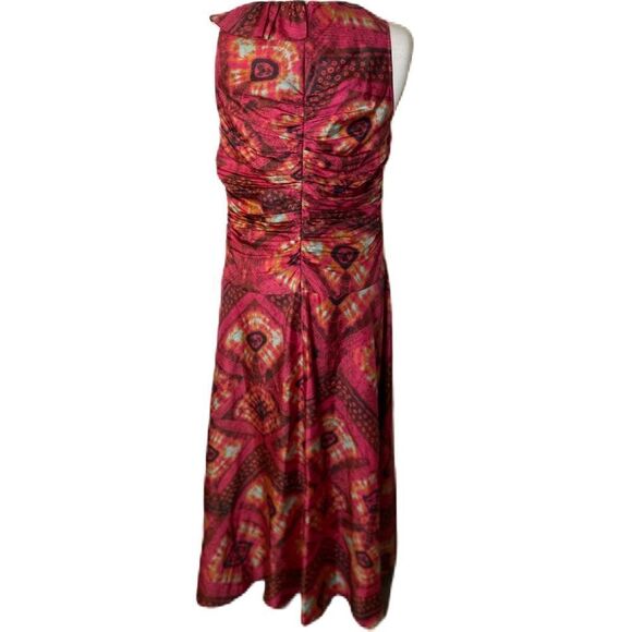 #701 ULLA JOHNSON Silk Front Slit Midi dress - Picture 5 of 12